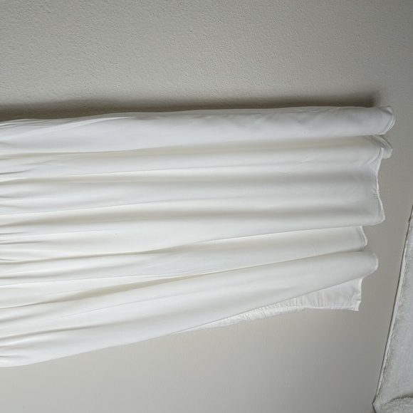 Lulu's Swim Lulus Bay Breeze White Short Sleeve Swim Cover-Up Women's XS - Picture 10 of 11